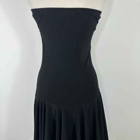Vtg Y2K Judy Knapp Asymmetrical Strapless Mini Dress M Fairy Grunge Whimsigoth - Picture 10 of 12